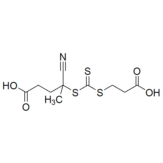 4-((((2-Carboxyethyl)thio)carbonothioyl)thio)-4-cyanopentanoic acid